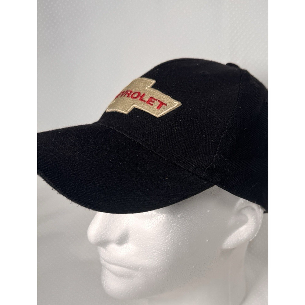 Chevrolet Baseball Cap One-Size Men's BLACK Adjustable Trucker's Hat Classic Car